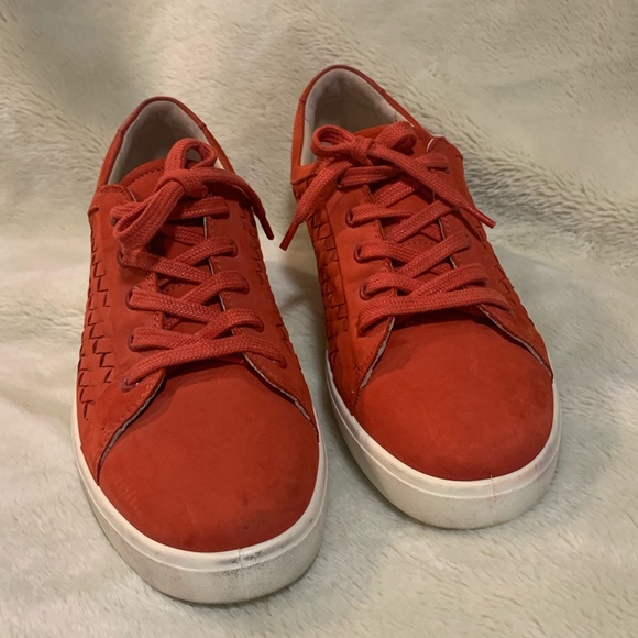 Hotter “Brooke” red leather sneakers size 11 - Picture 3 of 8